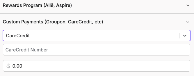 Advanced Payment Features