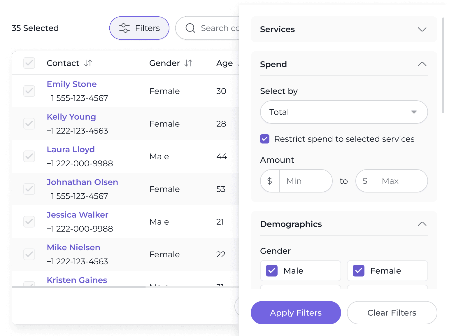 Context Specific Segmentation